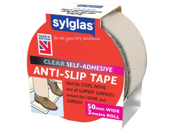 Anti-Slip Tape 50mm x 3m Clear SYLASTCL