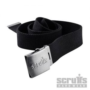 Cotton Adjustable Clip Belt Black One Size T50304