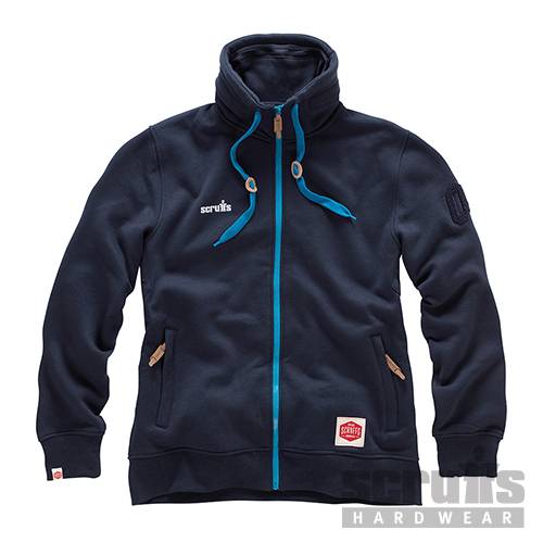 Vintage Zip Thru Fleece Navy XXL T53034