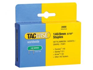 140 Heavy-Duty Staples 8mm (Type T50 G) (Pack 2000) TAC0346