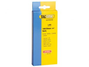 180 18 Gauge 25mm Nails Pack 1000 TAC0361