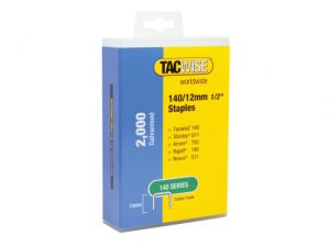 140 Galvanised Staples 12mm (Pack 2000) TAC1419