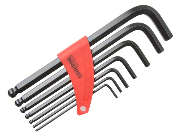 Ball Point Hexagon Key Set - 7 Piece (2.5-10mm) TEN1475