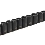 9121 Impact Socket Set of 10 Metric 1/2in Drive TEN9121