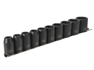 9121 Impact Socket Set of 10 Metric 1/2in Drive TEN9121