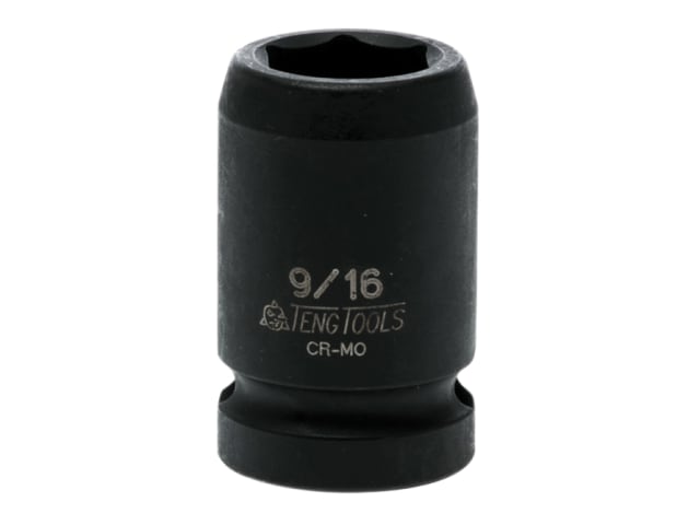 Impact Socket Hexagon 6-Point 1/2in Drive 9/16in TEN920118N - Image 2