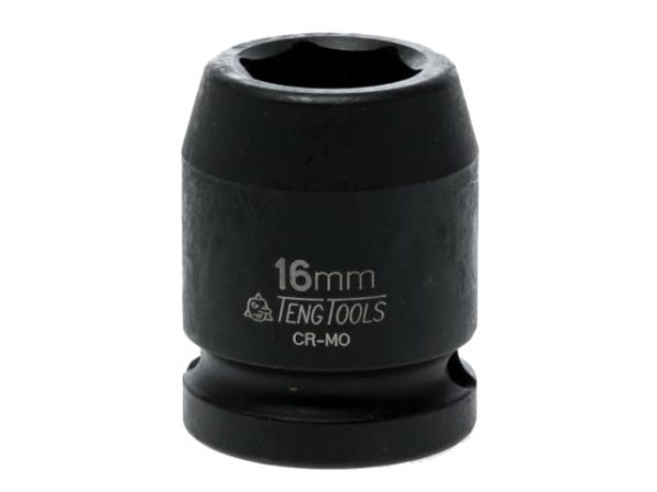 Impact Socket Hexagon 6-Point 1/2in Drive 16mm TEN920516N - Image 2
