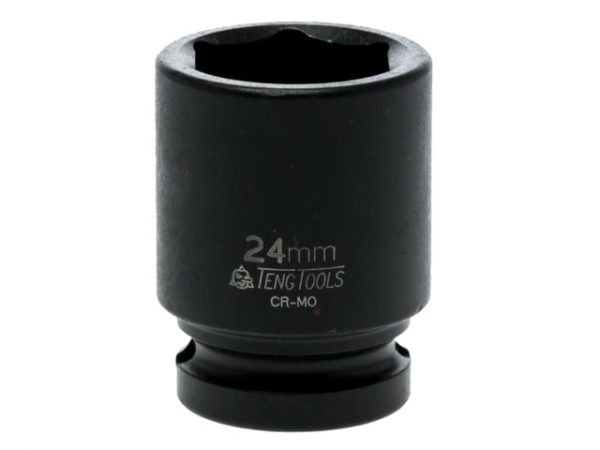 Impact Socket Hexagon 6-Point 1/2in Drive 24mm TEN920524N - Image 2