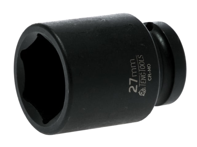 Impact Socket Hexagon 6-Point 1/2in Drive 27mm TEN920527N