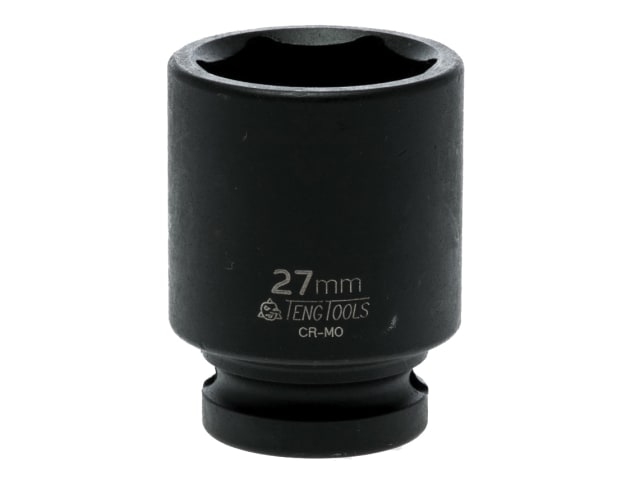 Impact Socket Hexagon 6-Point 1/2in Drive 27mm TEN920527N - Image 2