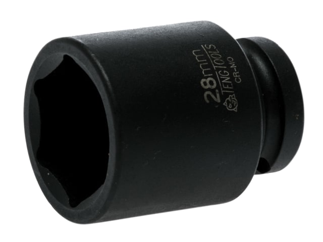 Impact Socket Hexagon 6-Point 1/2in Drive 28mm TEN920528N