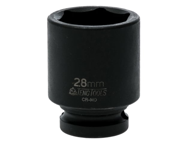 Impact Socket Hexagon 6-Point 1/2in Drive 28mm TEN920528N - Image 2