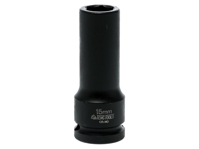 Deep Impact Socket Hexagon 6-Point 1/2in Drive 15mm TEN920615N - Image 2