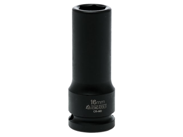 Deep Impact Socket Hexagon 6-Point 1/2in Drive 16mm TEN920616 - Image 2