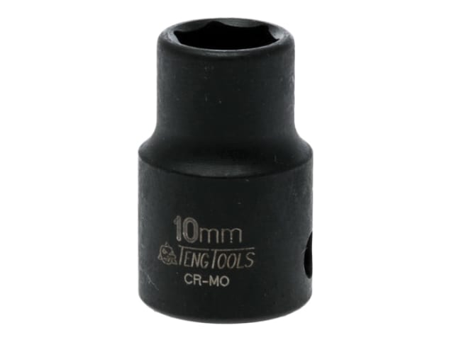 Impact Socket Hexagon 6-Point 3/8in Drive 10mm TEN980510 - Image 2