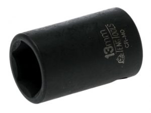 Impact Socket Hexagon 6-Point 3/8in Drive 13mm TEN980513
