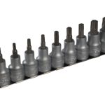 M1213TX Socket Clip Rail Set of 9 Internal TORX 1/2in Drive TENM1213TX