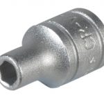 Hexagon Socket 6 Point Regular AF 1/4in Drive 7/16in TENM140114
