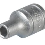 Hexagon Socket 6 Point Regular 1/4in Drive 10mm TENM140510