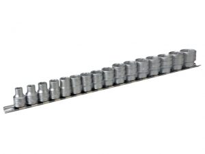 M3816 Socket Clip Rail Set of 16 Metric 3/8in Drive TENM3816