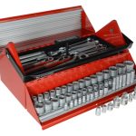 TC187 Mega Rosso Tool Kit Set of 187 1/4 3/8 & 1/2in TENTC187