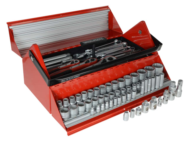 TC187 Mega Rosso Tool Kit Set of 187 1/4 3/8 & 1/2in TENTC187