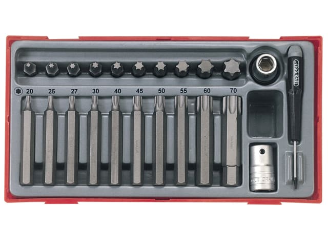 TTTX23 TX Bit Socket Set - 23 Piece - 1/2in Drive TENTTTX23