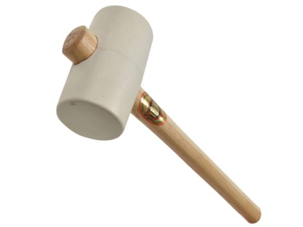 953W White Rubber Mallet 64mm 675g THO953W