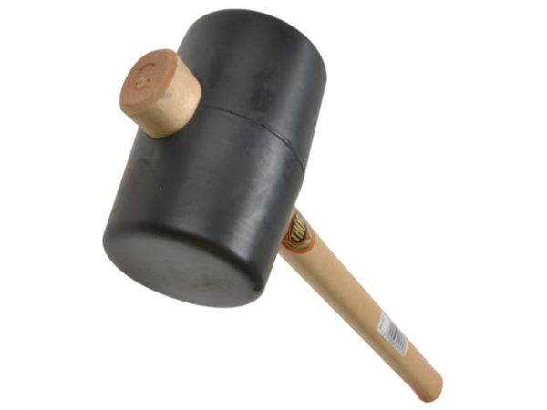 957 Black Rubber Mallet 90mm 1200g THO957