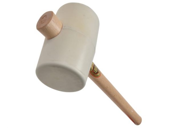 957W White Rubber Mallet 90mm 1450g THO957W