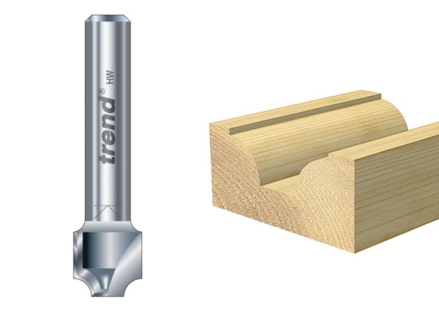 7/01 x 1/4 TCT Ovolo & Round Over 2.5mm Radius TRE70114TC