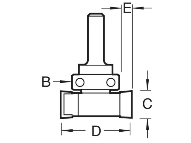 C209 x 1/4 TCT Intumescent Recessor 10 x 24mm TREC20914TC - Image 3