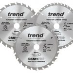 CraftPro Cordless Saw Blade 165 x 20mm x 24T/40T (Pack 3) TRECSB1653PC