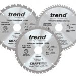 CraftPro Saw Blade 190 x 30mm x 24T/40T/60T (Pack 3) TRECSB190P3