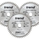 CraftPro Plunge Saw Blade 165 x 20mm x 48T (Pack 3) TREPS1653PA