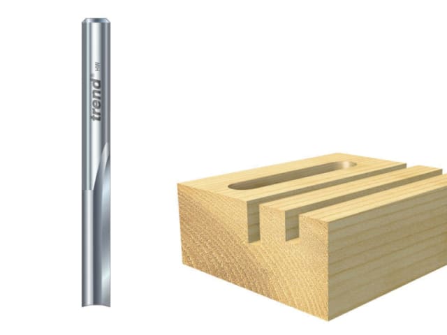 S3/22 x 1/4 Solid Two Flute Cutter 6.3 x 25mm TRES32214TC