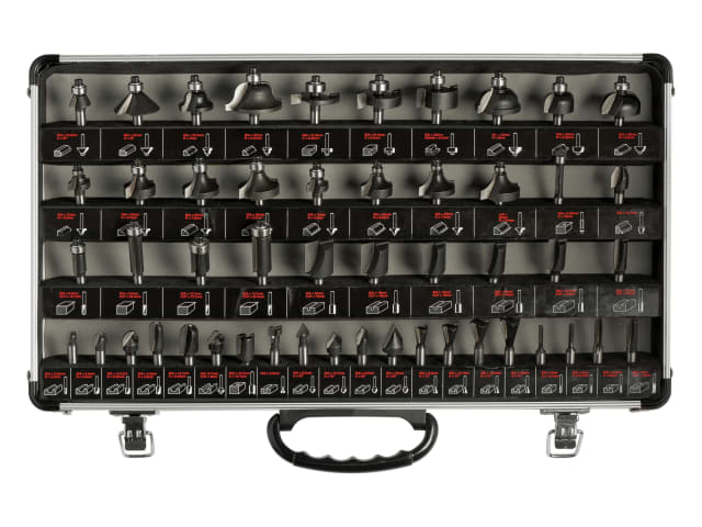 1/4in TCT Router Bit Starter Set - 50 Piece TRESET50PC14 - Image 5