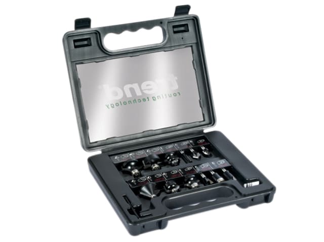 SS8TC 1/4in TCT Router Bit Starter Set - 12 Piece TRESETSS8TC