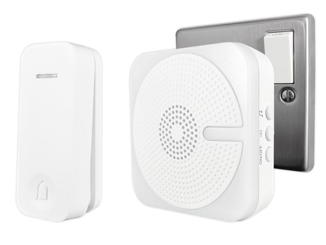 Plug-In Door Chime with Kinetic Bell Push UNC66408