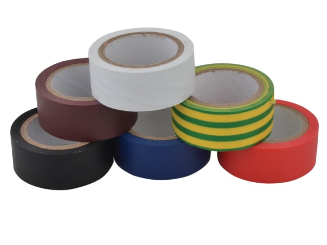 Electrical Tape (6 Colour Pack) 19mm x 3.5m UNI1415390