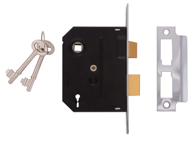 2295 2 Lever Mortice Sashlock Chrome Finish 76mm 3in Visi UNNY2295CH30