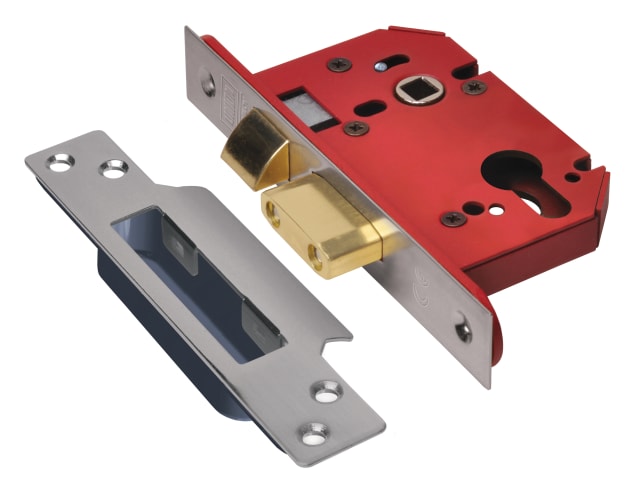 StrongBOLT 22EU EUS-SS-3.0 Euro Sashlock Stainless Steel 81mm 3in UNNJL22ESS30