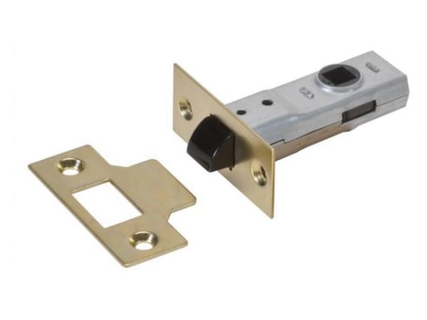 J2600 Tubular Latch Essentials Polished Brass 65mm 2.5in Boxed UNNJ2600PL25