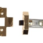 Rebated Tubular Mortice Latch 2650 Electro Brass 63mm 2.5in UNNY2650EB25