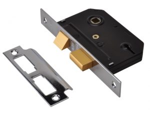 ES-SL Essentials 3 Lever Mortice Sashlock Chrome 79mm 3in Visi UNNYESSLCH30