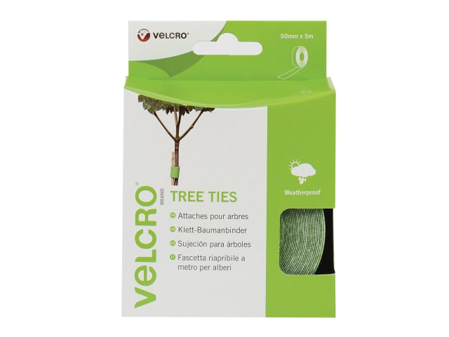 VELCRO® Brand ONE-WRAP® Tree Ties 50mm x 5m Green VEL60201 - Image 2