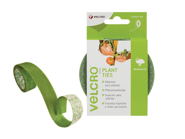 VELCRO® Brand ONE-WRAP® Plant Ties 12mm x 5m Green VEL60202