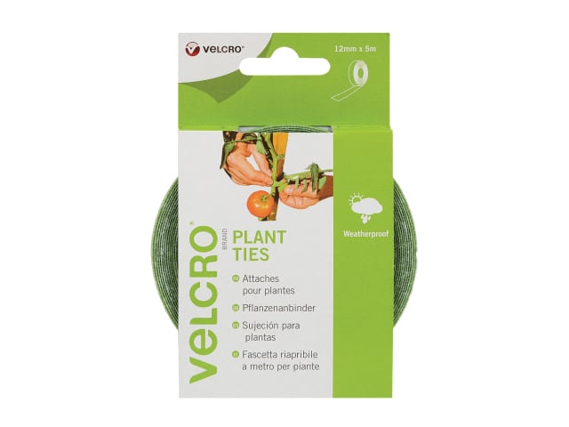 VELCRO® Brand ONE-WRAP® Plant Ties 12mm x 5m Green VEL60202 - Image 2