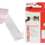 VELCRO® Brand Stick On Tape 20mm x 1m White VEL60210