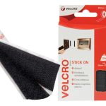 VELCRO® Brand Stick On Tape 20mm x 1m Black VEL60211